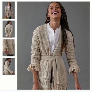 Neutral Anthropologie Sweater